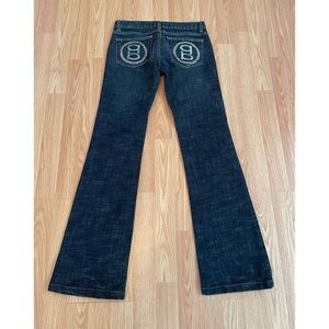 bebe Dark Blue Boot Cut Jeans